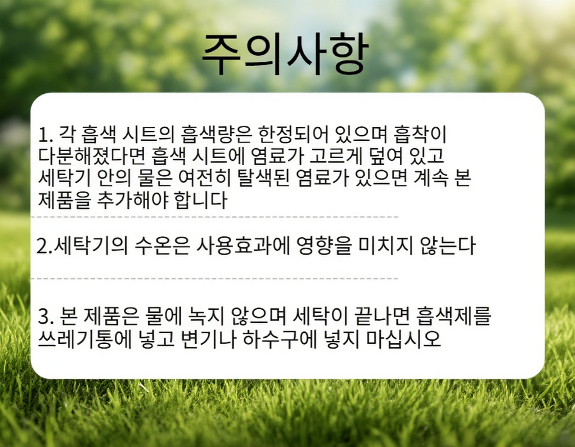 세탁방지타올로 물빠짐 방지
