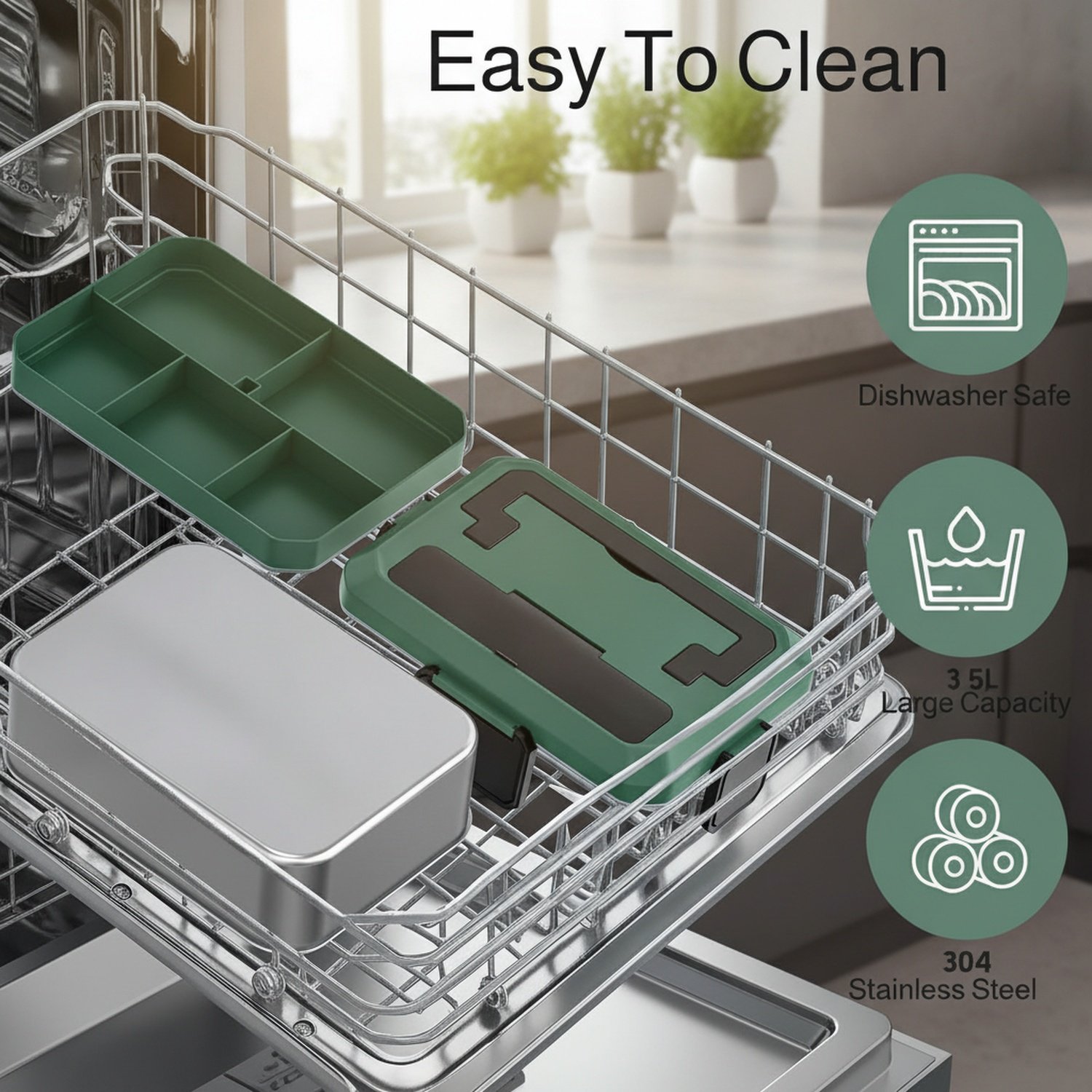 Electric lunch box heating function demonstration