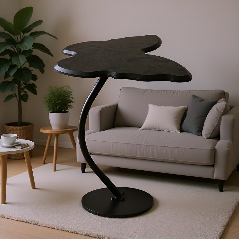 Kreativní noční stolek ve tvaru motýla, multifunkční malý čajový stolek