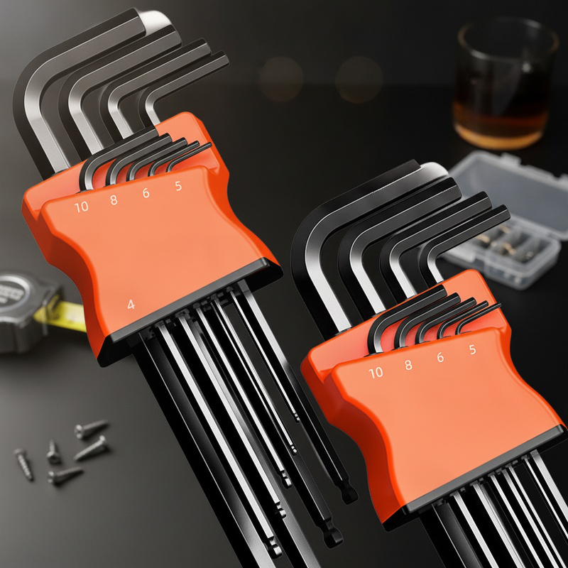 Llave ajustable multifuncional de flor de ciruelo hexagonal en uso