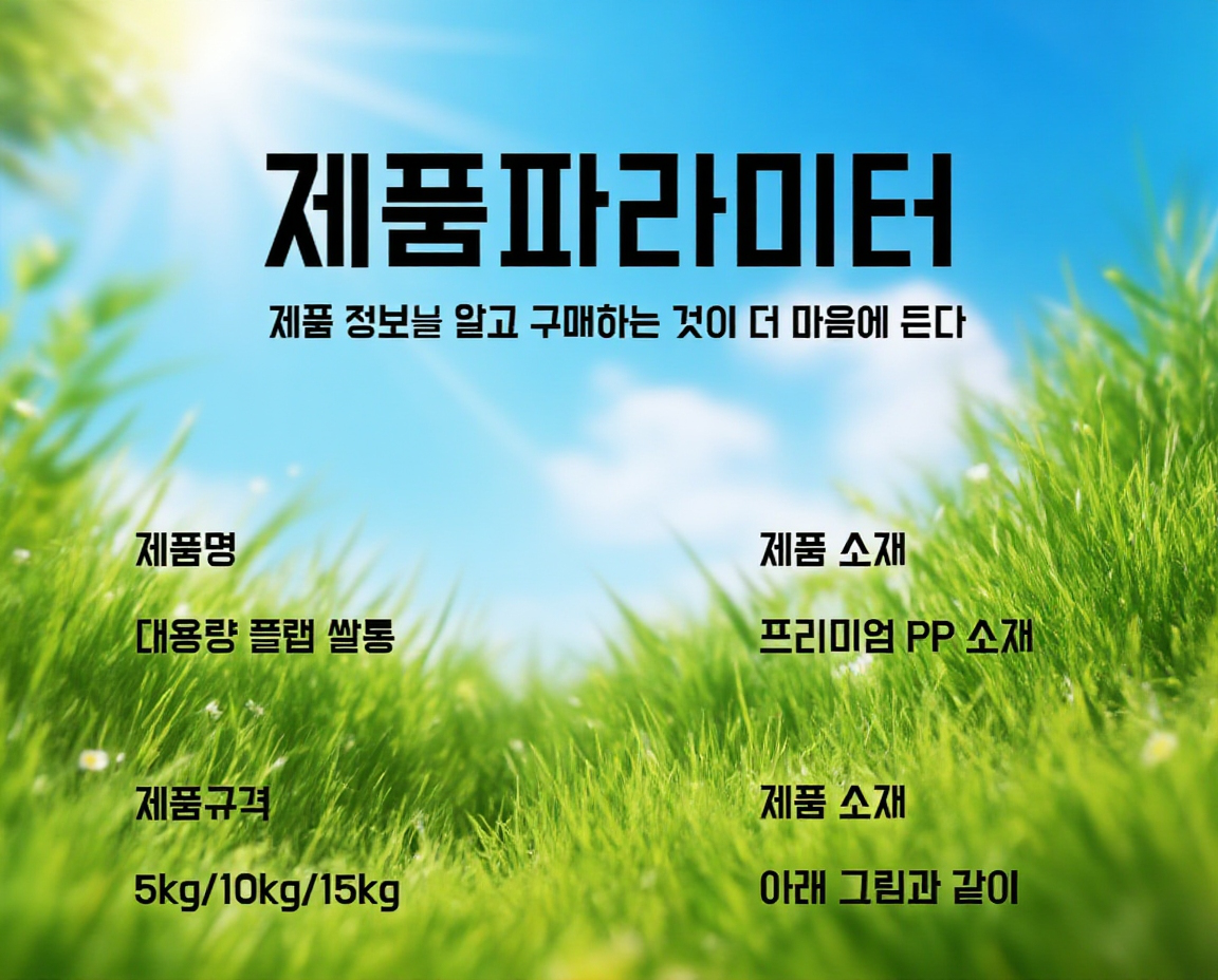 위생적인 곡물 및 쌀 보관통