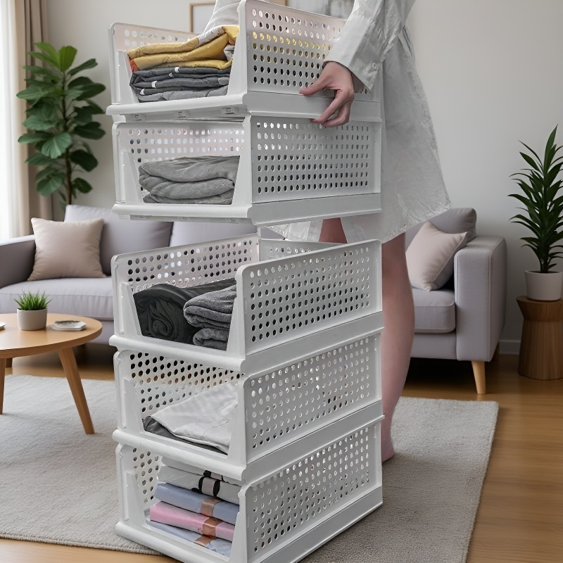 옷 수납용 서랍형 바구니