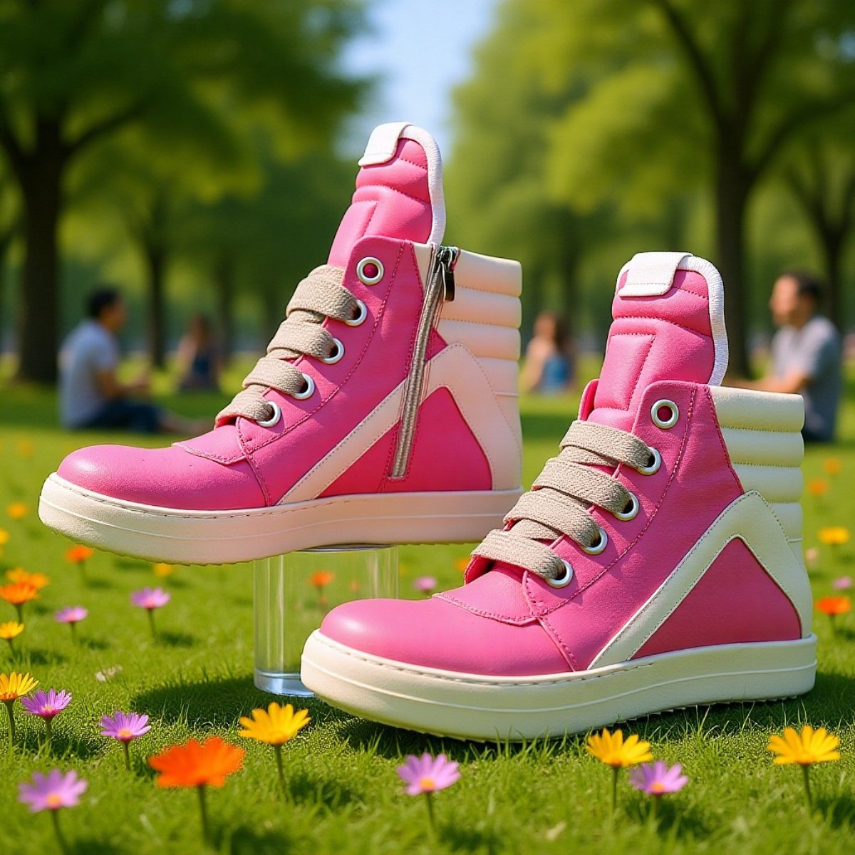 トレンド感溢れるメンズハイカットスニーカー