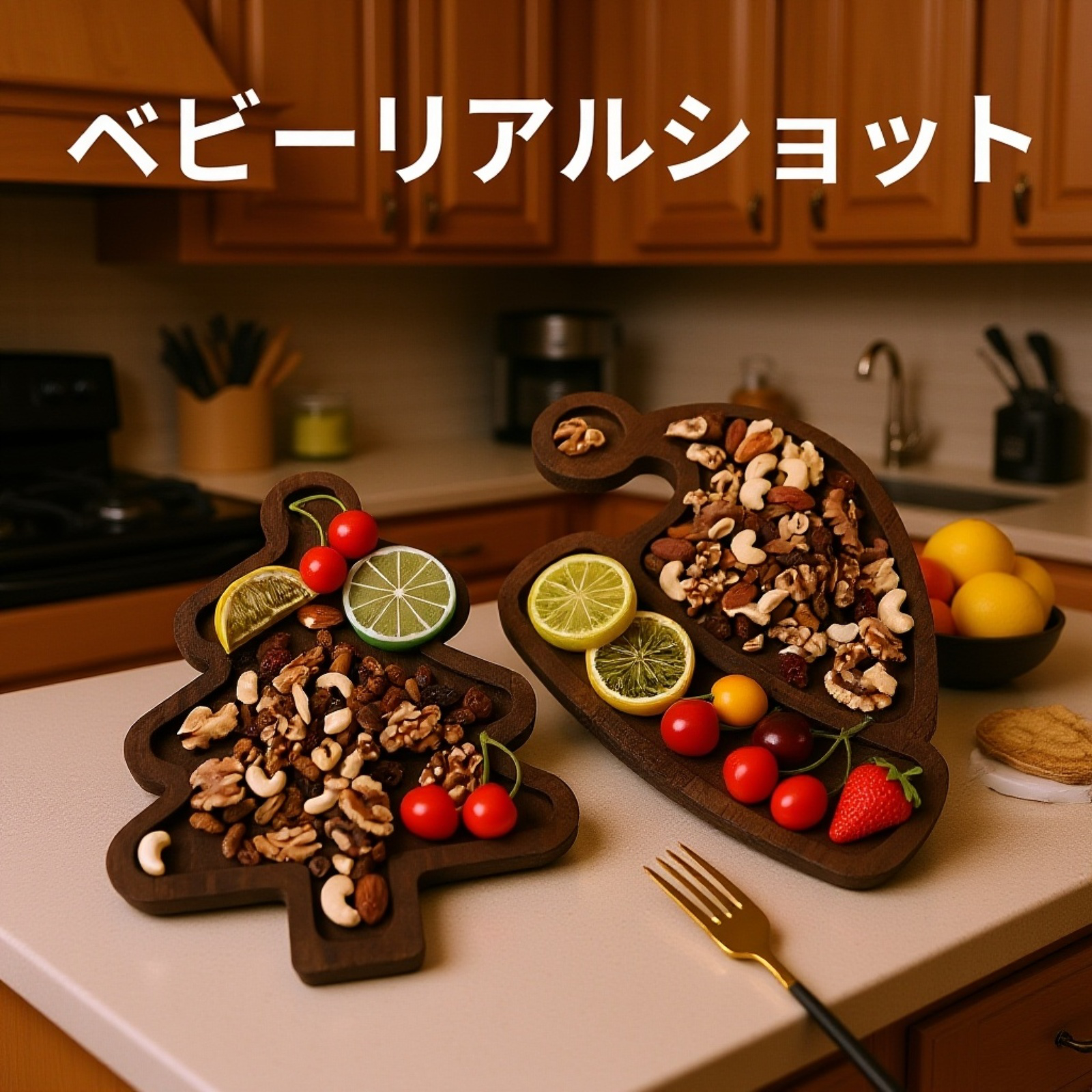 クリスマス食器トレー