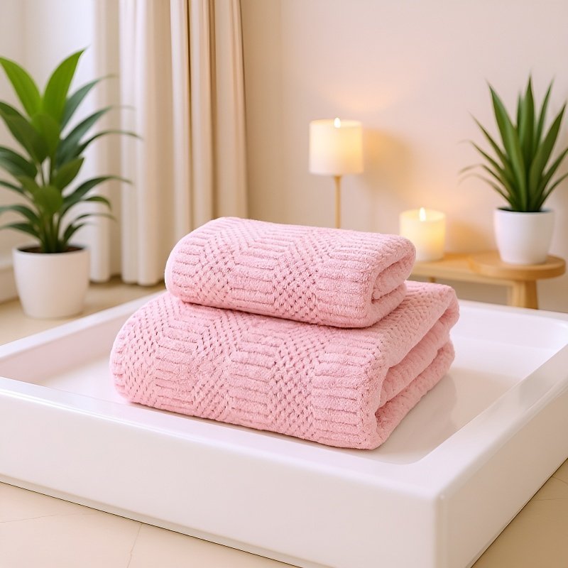 산호 양털 흡수성 두꺼운 성인용 세수타월