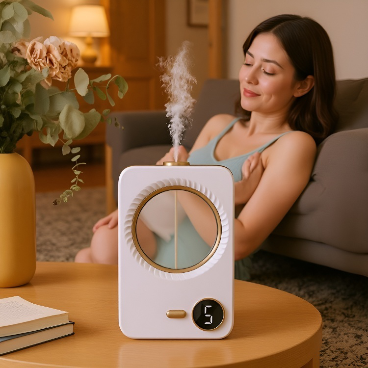 Humidificador inteligente con aromaterapia