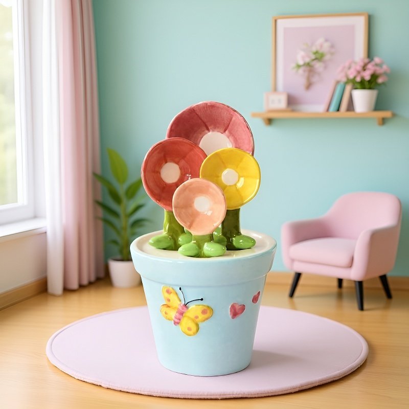 Cucharas medidoras de pétalos con diseño de mariposa adorable para repostería