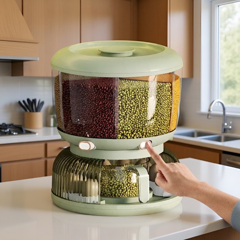 五穀雜糧分格密封收納桶