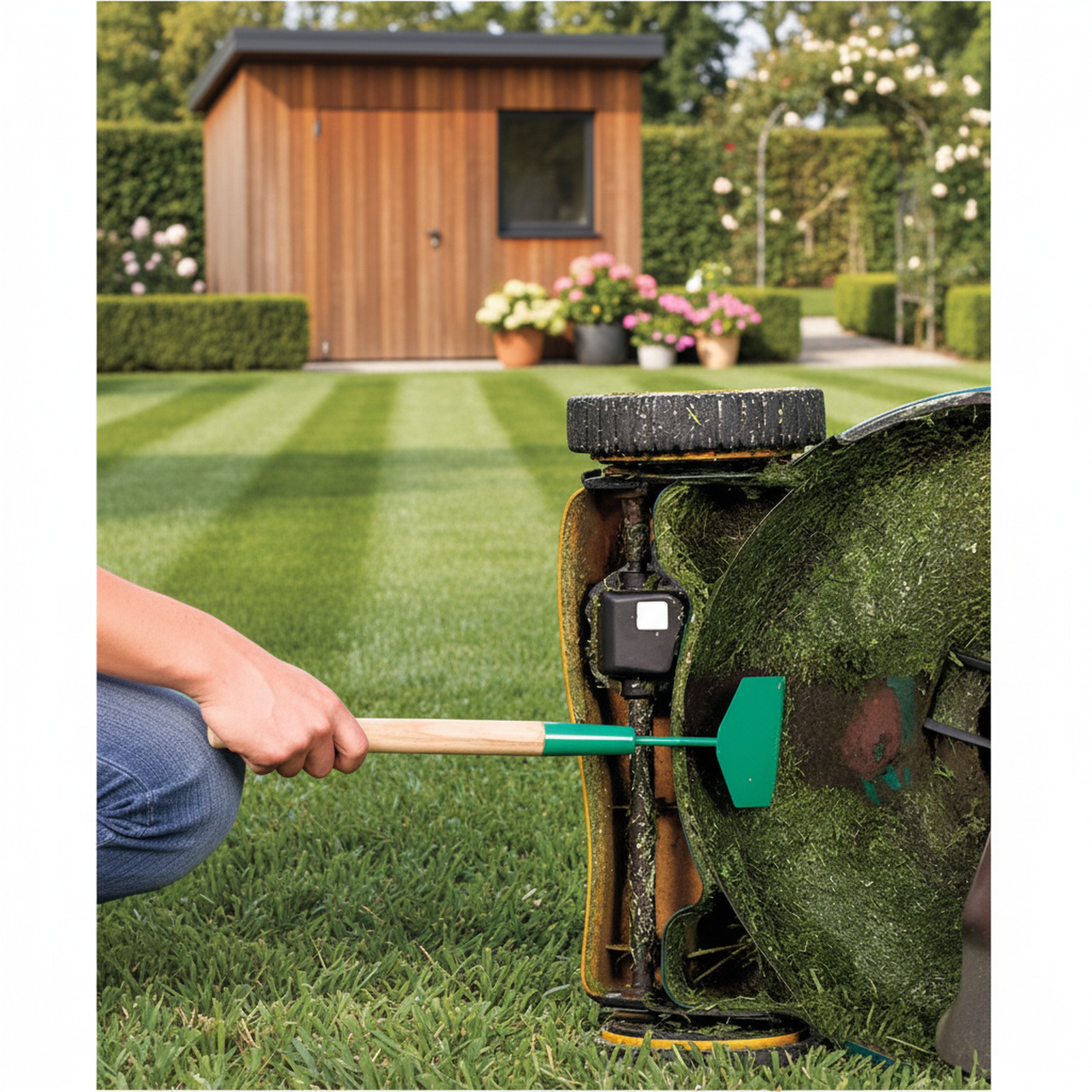 Ergonomic handle of garden pruning knife