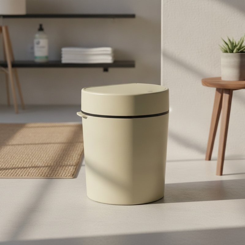Cubo de basura multifuncional de cocina con almacenamiento y tapa