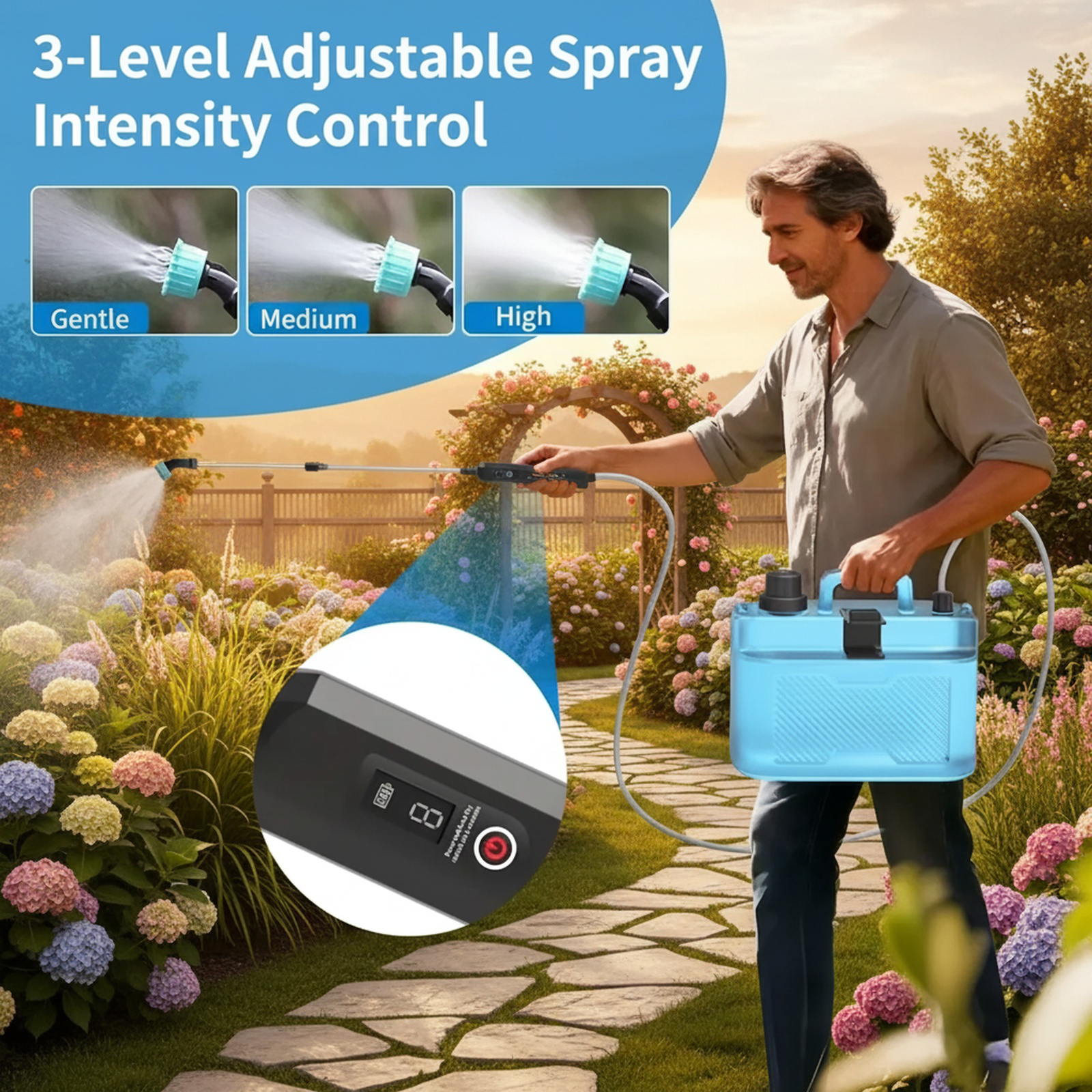 Backpack 5L/8L Electric Sprayer for Gardening, Fertilizing, Disinfecting