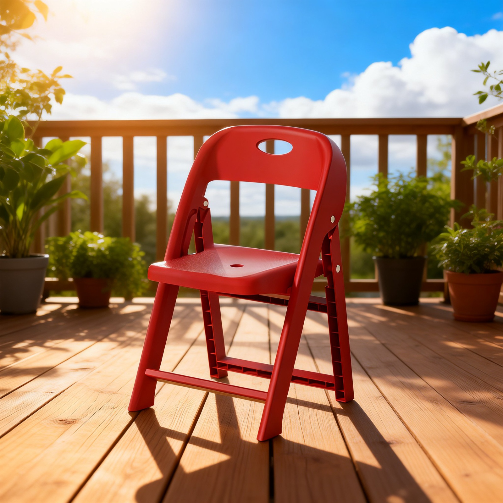 幼稚園用キャラクター折りたたみ椅子 厚手で持ち運びやすいプラスチック小椅子