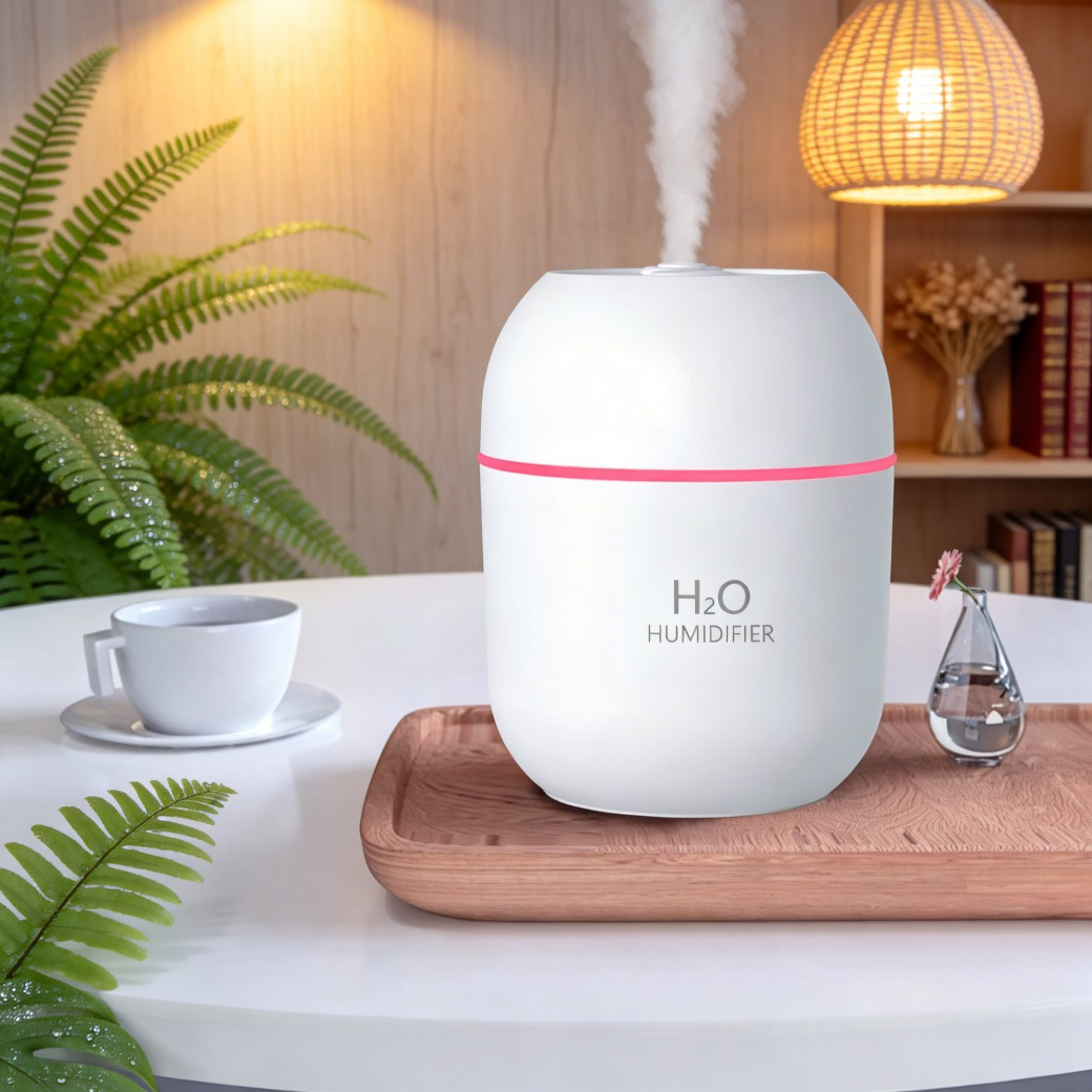 Humidificador portátil USB colorido, ideal para hogar y escritorio