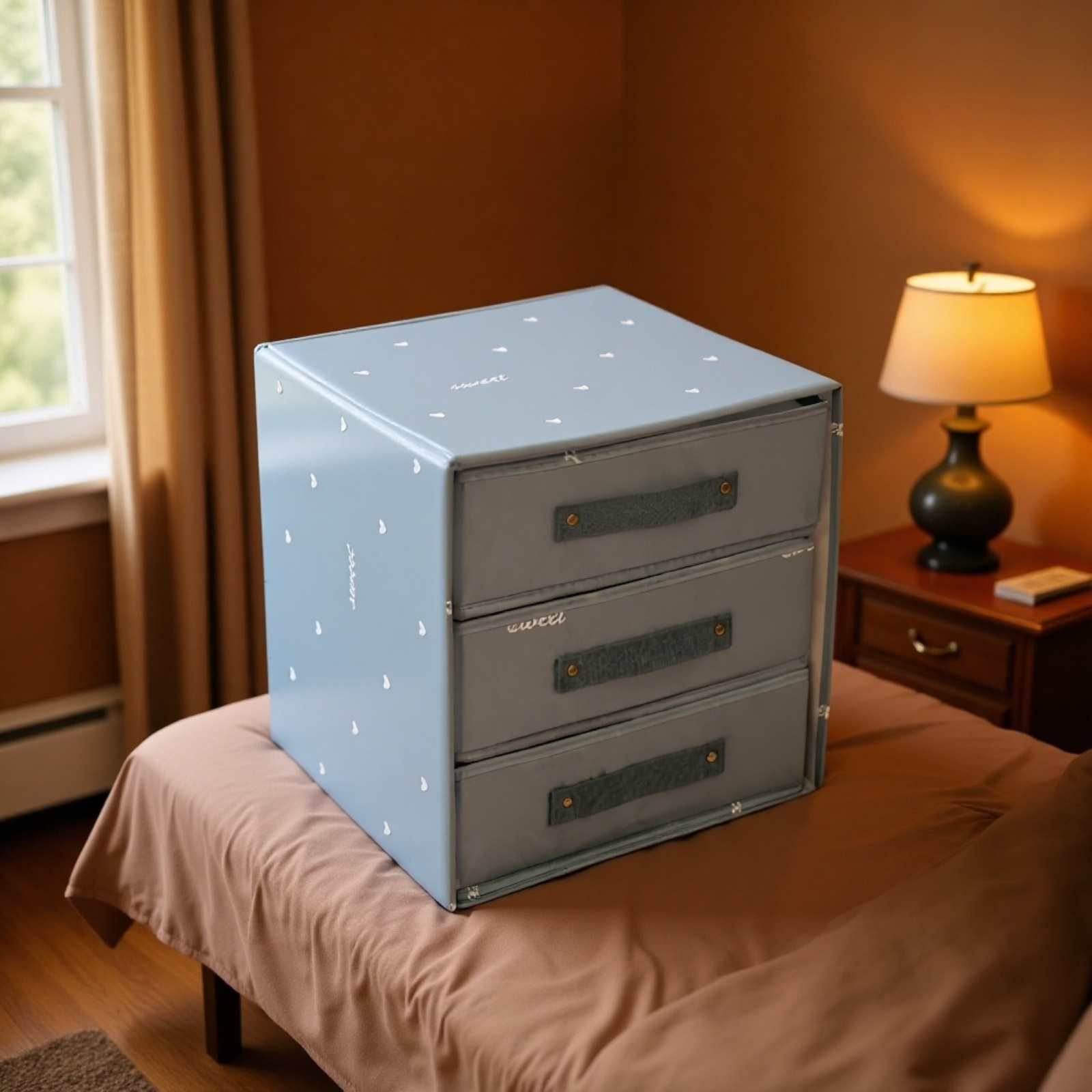 新しい引き出し式衣類収納ボックス収納家庭用バスケットボックス収納ボックス布製ワードローブ収納ボックス衣類大型ボックス