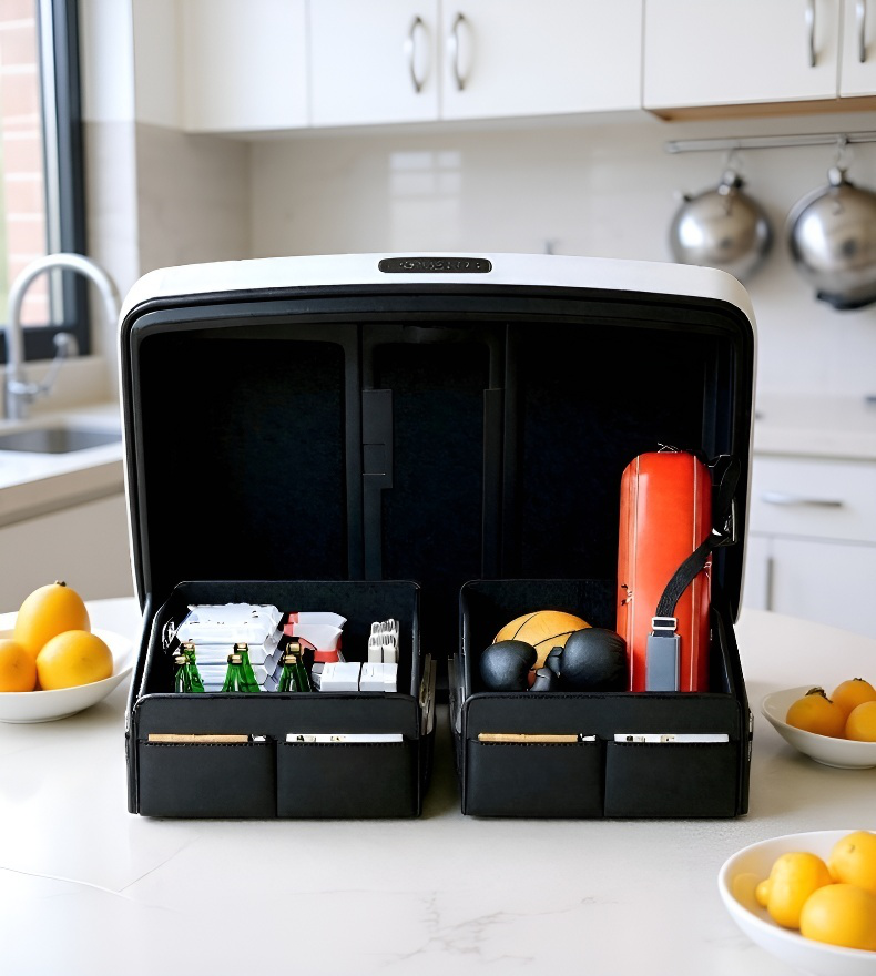 Solución eficiente para guardar herramientas en el auto