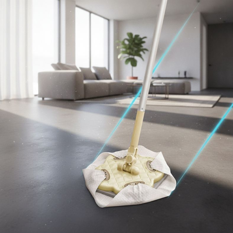 Electrostatic Dust Removal Sheet for Small Flat Mop