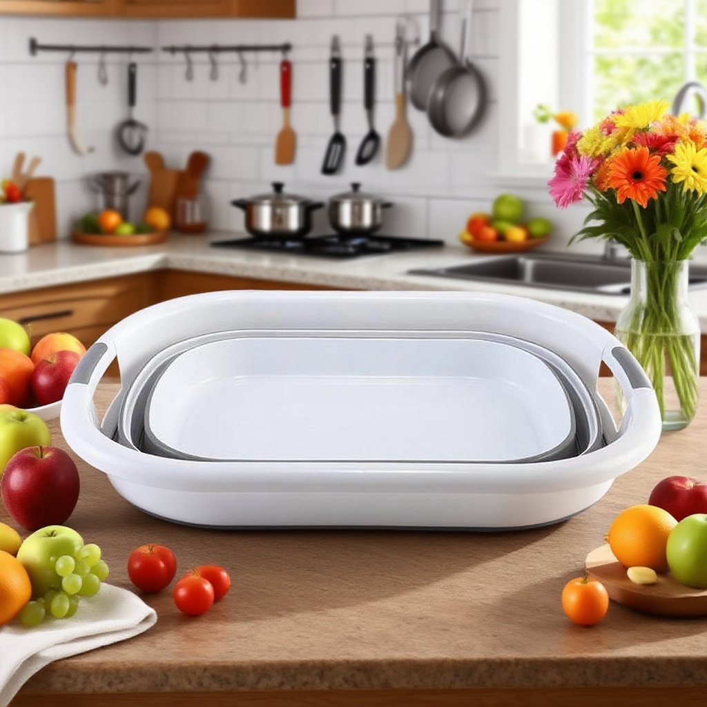 가정용 대형 접이식 플라스틱 대야