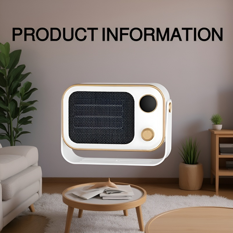 Portable PTC heater providing cozy warmth