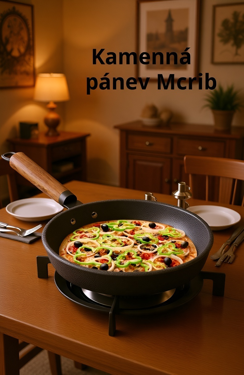 Nepřilnavá pánev z maifanového kamene na indukci