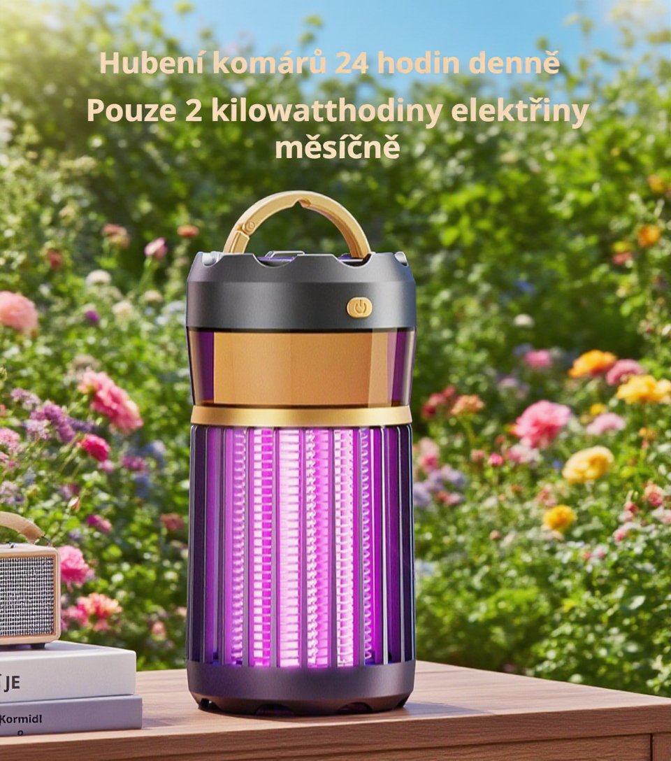  Nabíjecí lapač komárů na stůl s nočním světlem
