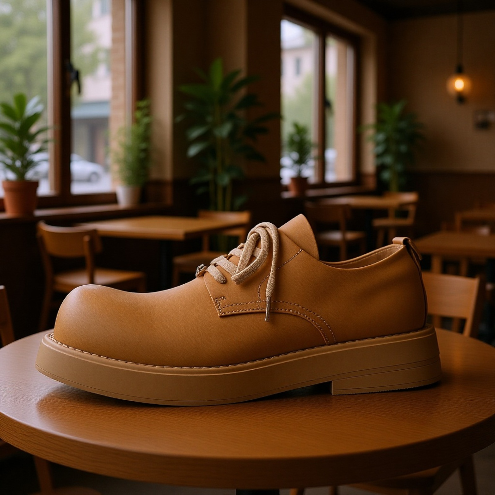 丸トゥデザインの快適な履き心地