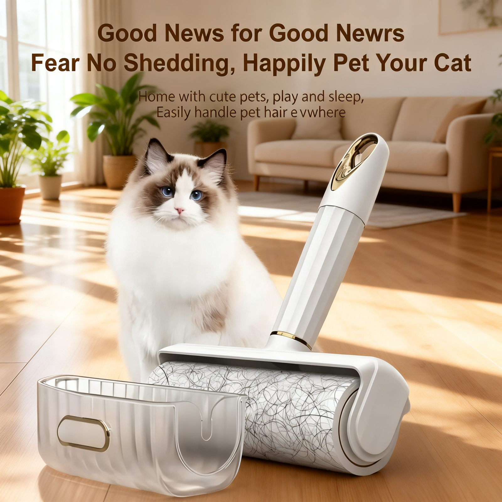 Pet hair remover tool for home