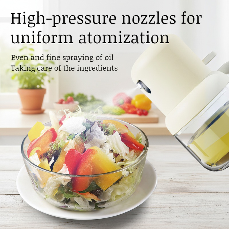 Home kitchen high pressure oil sprayer bottle