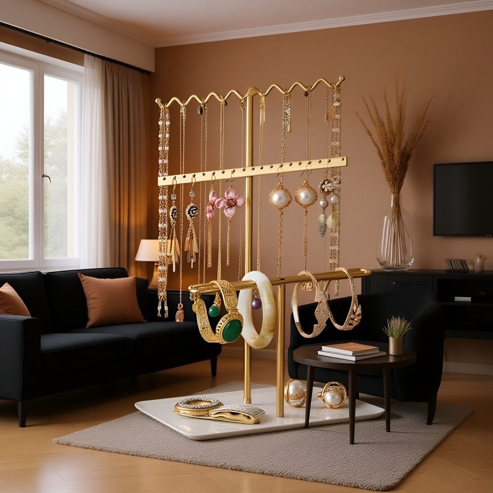 ジュエリースタンド ネックレス・ブレスレット・リング・ピアス収納ディスプレイ