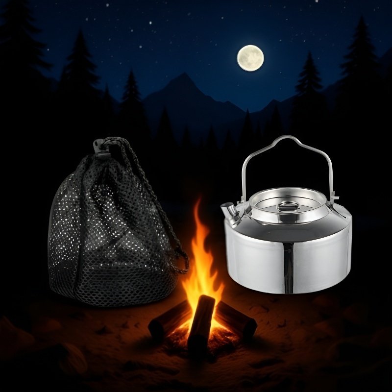 Stainless steel outdoor kettle