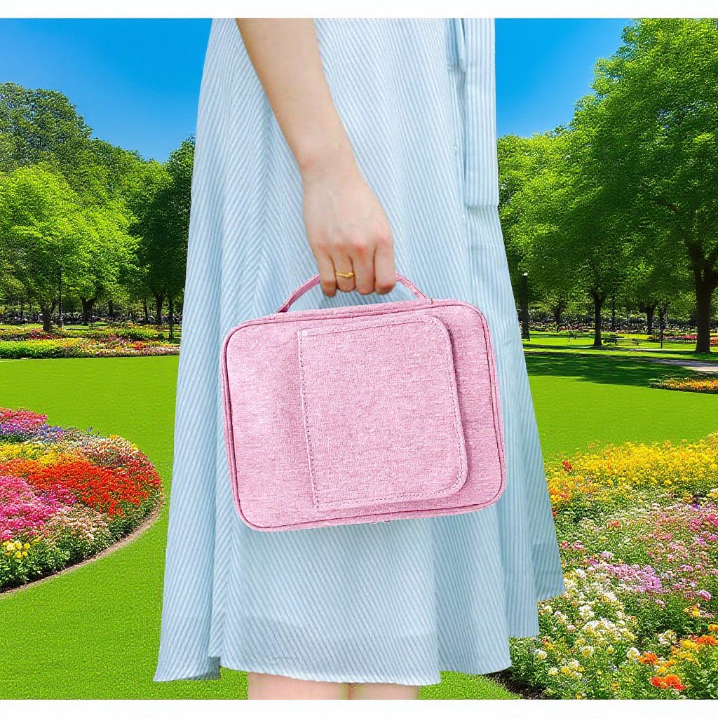 移動式ブックシェルフ＆手提げ収納バッグ 学生用書立て付き