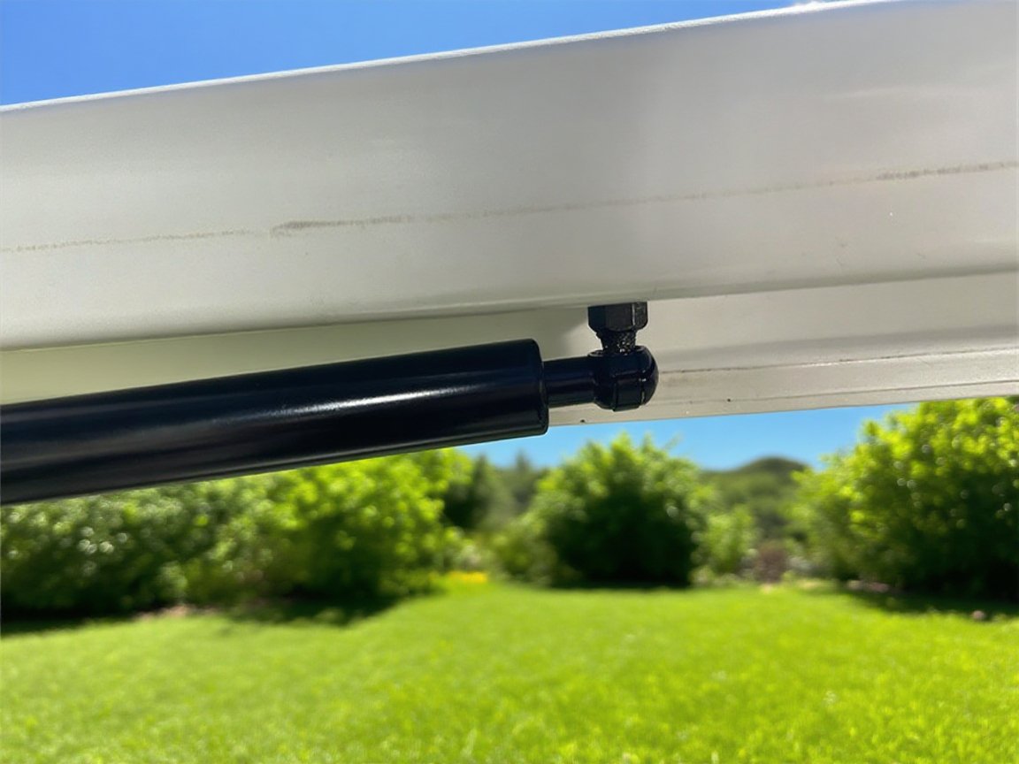 Puerta trasera de automóvil con amortiguador hidráulico