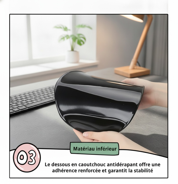Kawaii panda mouse pad for home and office desks