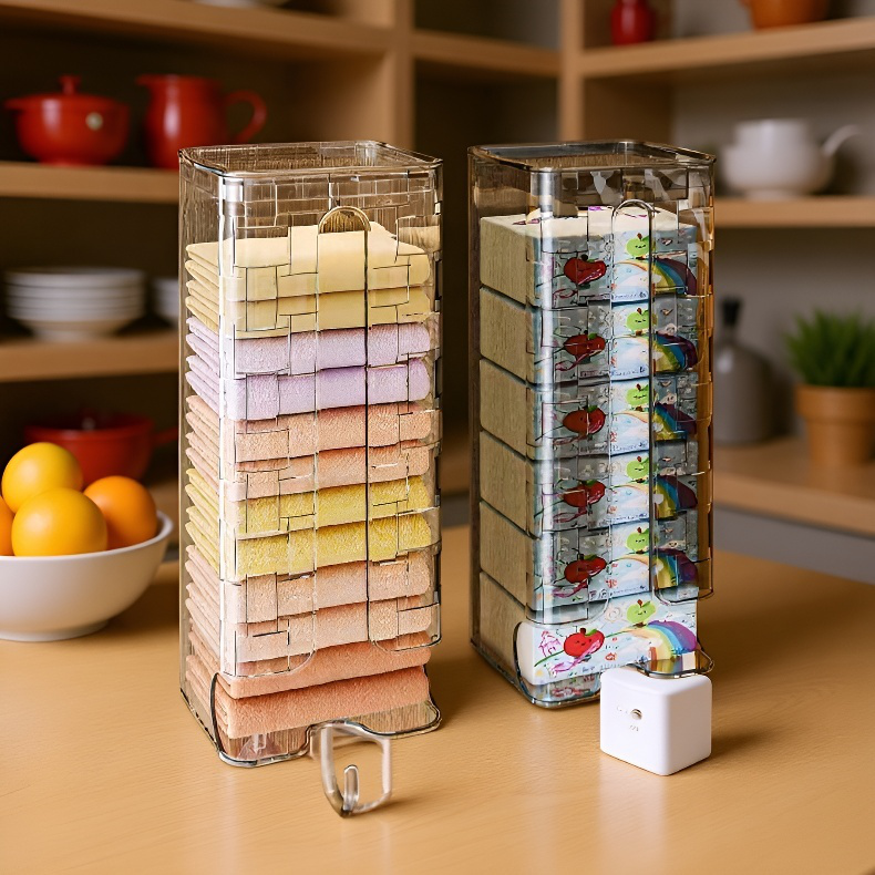 Caja organizadora optimizando espacio en el armario