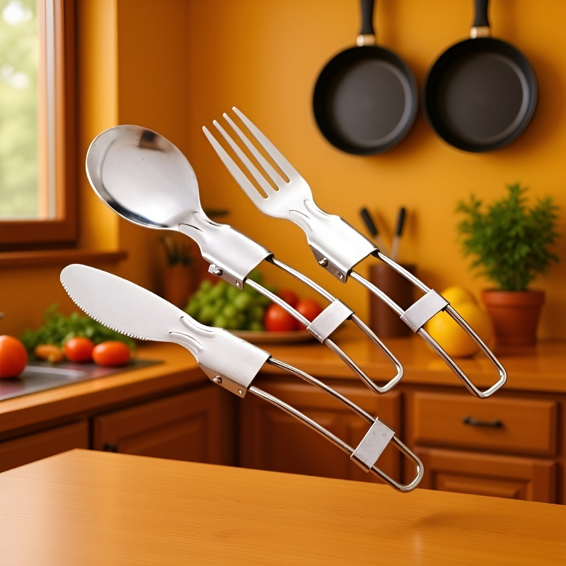 컴팩트한 사이즈의 접이식 스테인리스 칼