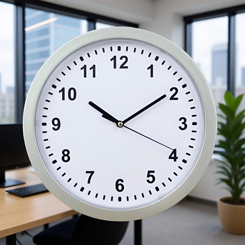 ساعة مع صندوق تخزين للمجوهرات