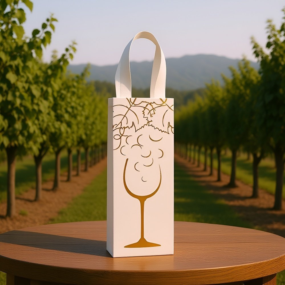 Wine bottle storage bags with strong handles