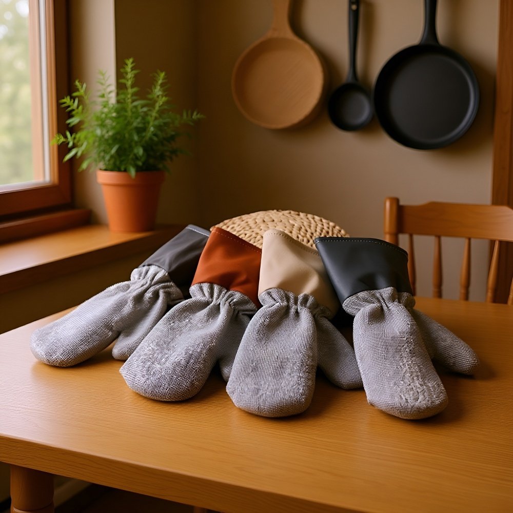 シルバー糸入り耐久洗浄手袋 食器洗い・清掃用（ロングタイプ）