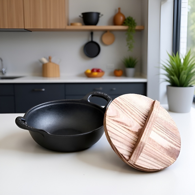 JS [Healthy Uncoated] Pot Yuanbao en fonte de style japonais pour une personne