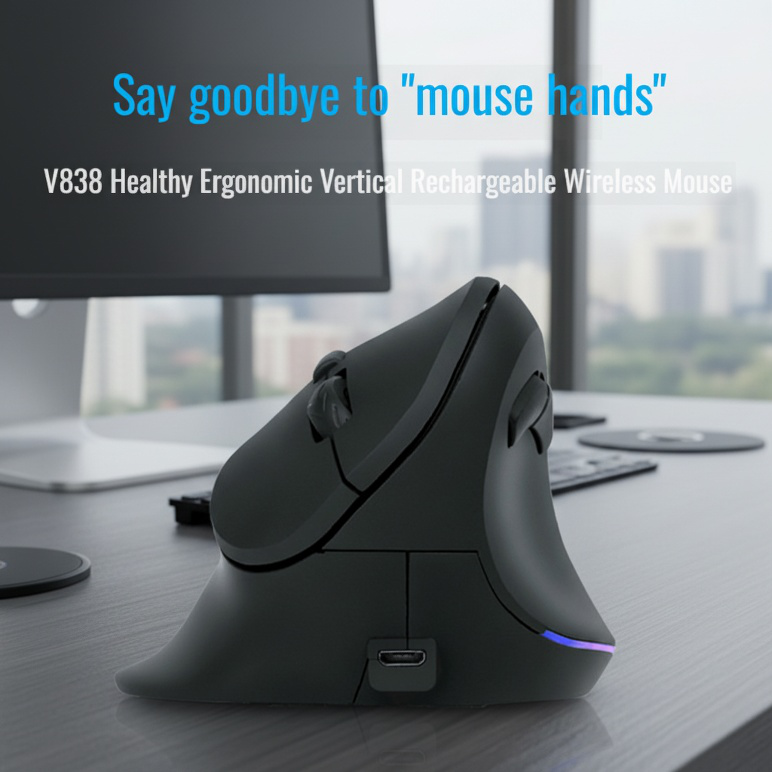 Ergonomic Vertical Mouse front view