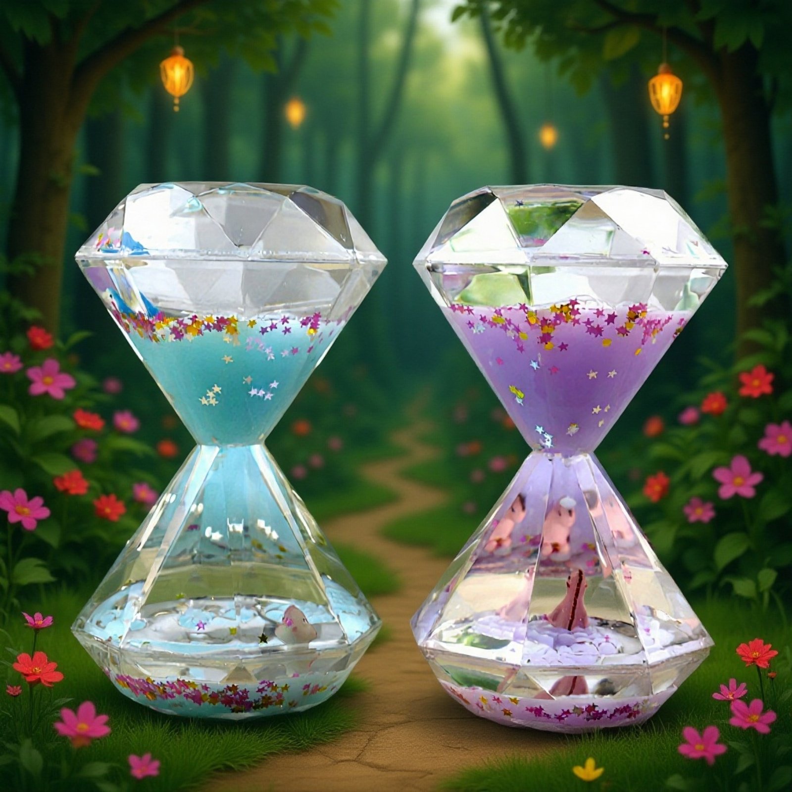 クリエイティブリキッド砂時計