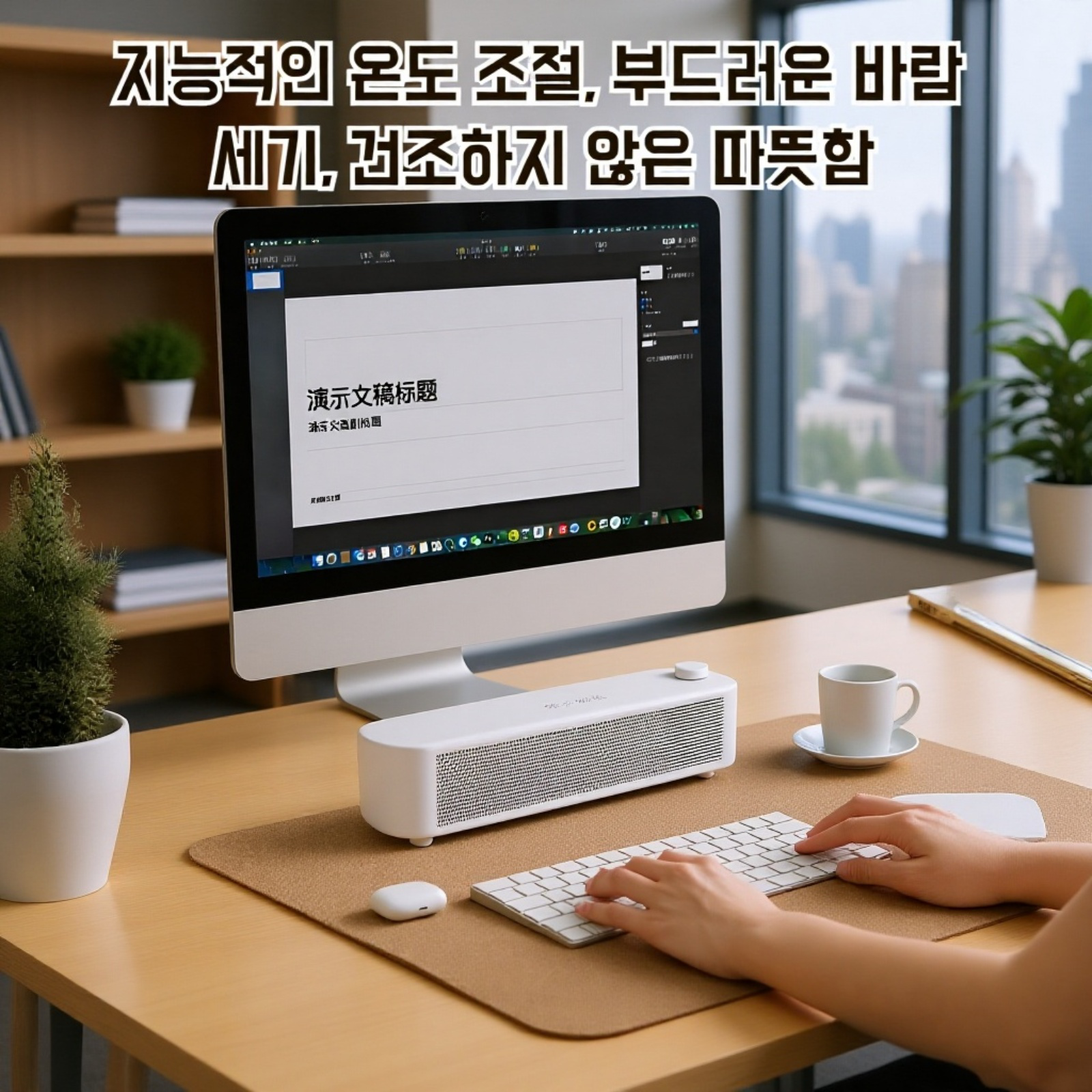 작은 공간에 적합한 소형 히터 인테리어 사진