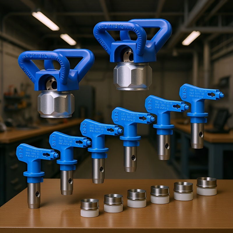 ラテックス塗料 スプレーマシン ノズルセット ノズル 該当 ペイントスプレーガン