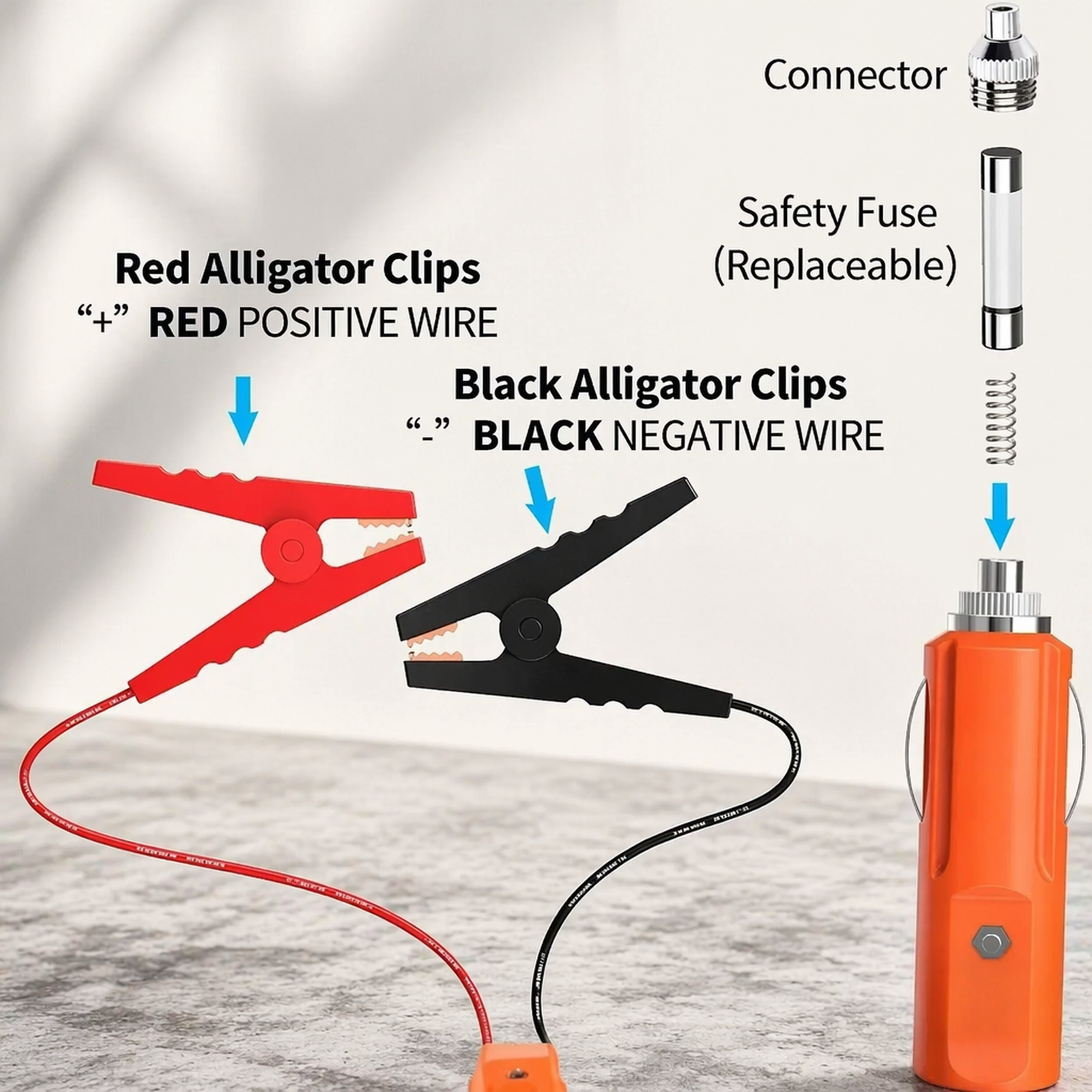 Car Battery Charging Cable
