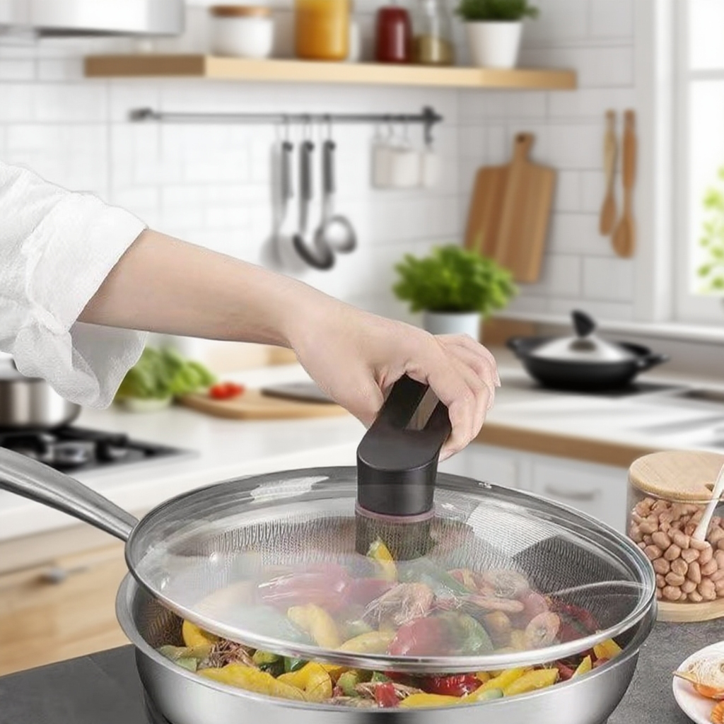 스테인리스 양면 벌집 무점착 프라이팬