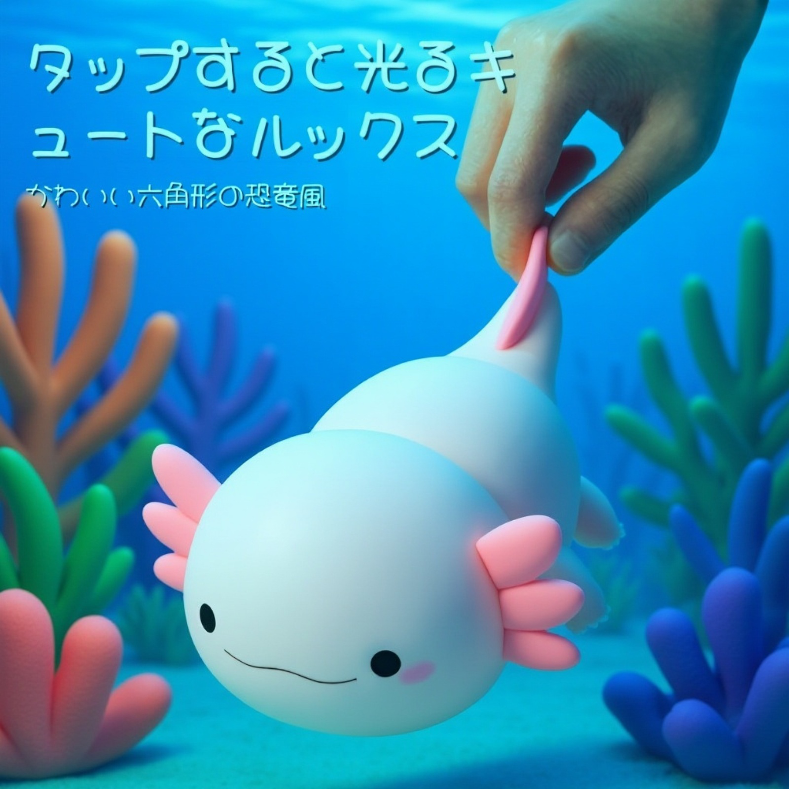 かわいい恐竜デザインのLEDライト