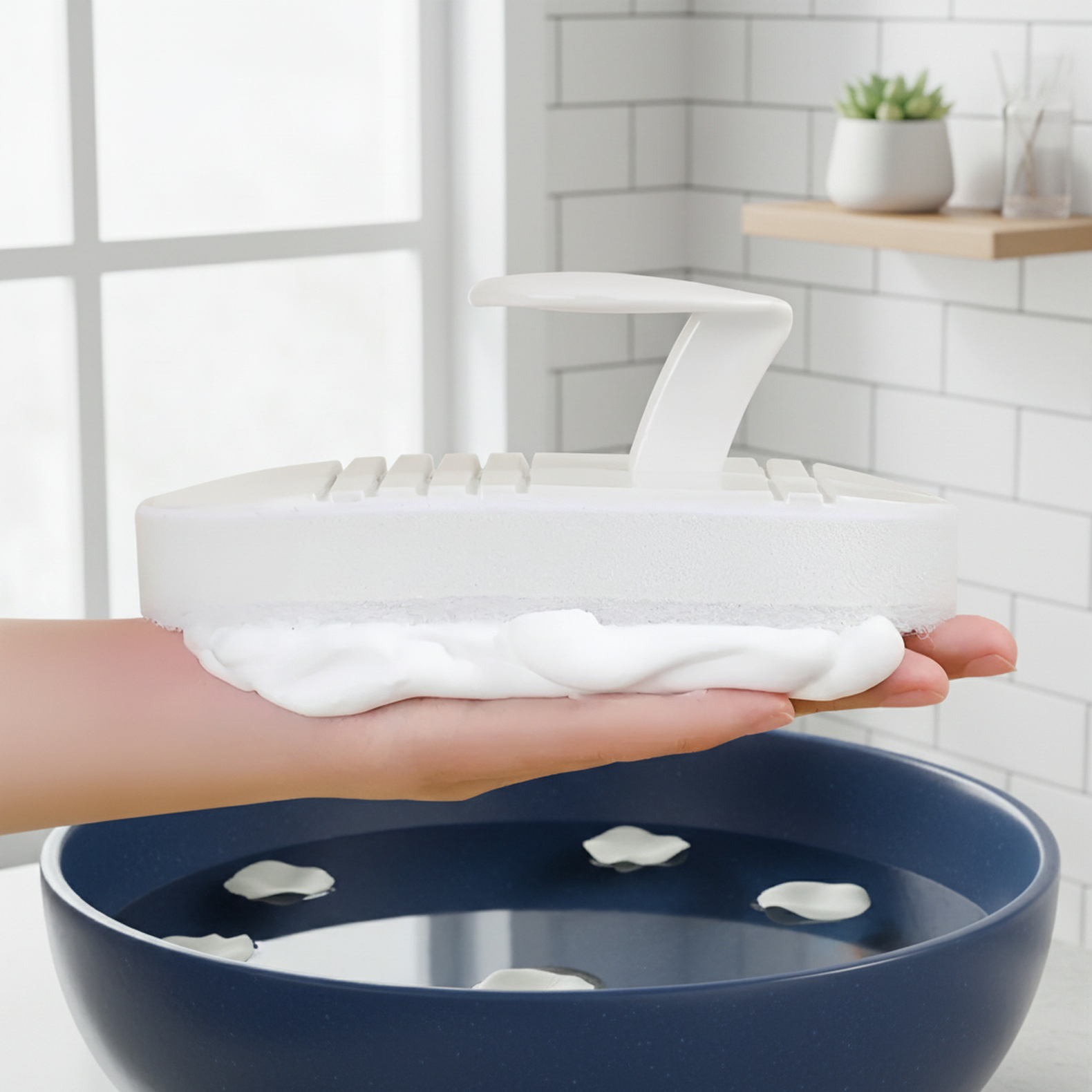 Flexible Tile Surface Cleaning Brush