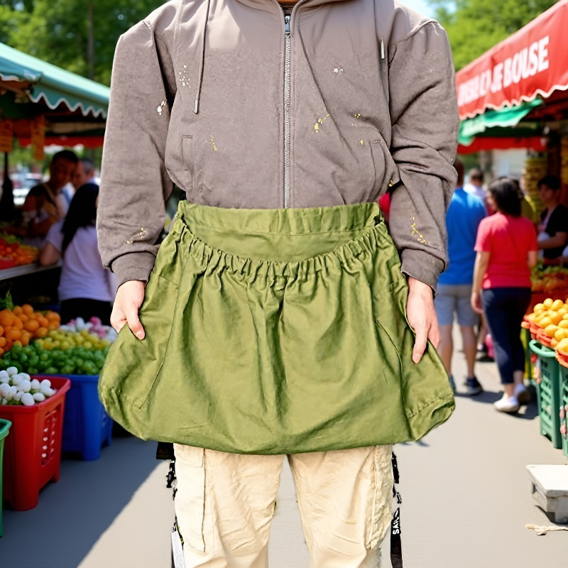 Tablier de désherbage avec grande poche