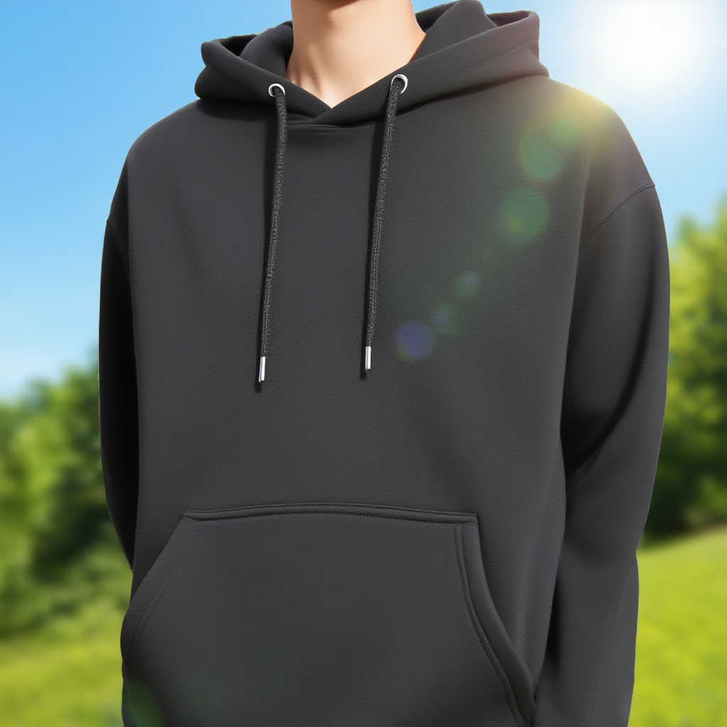 ゆったりカジュアルポンチョパーカー