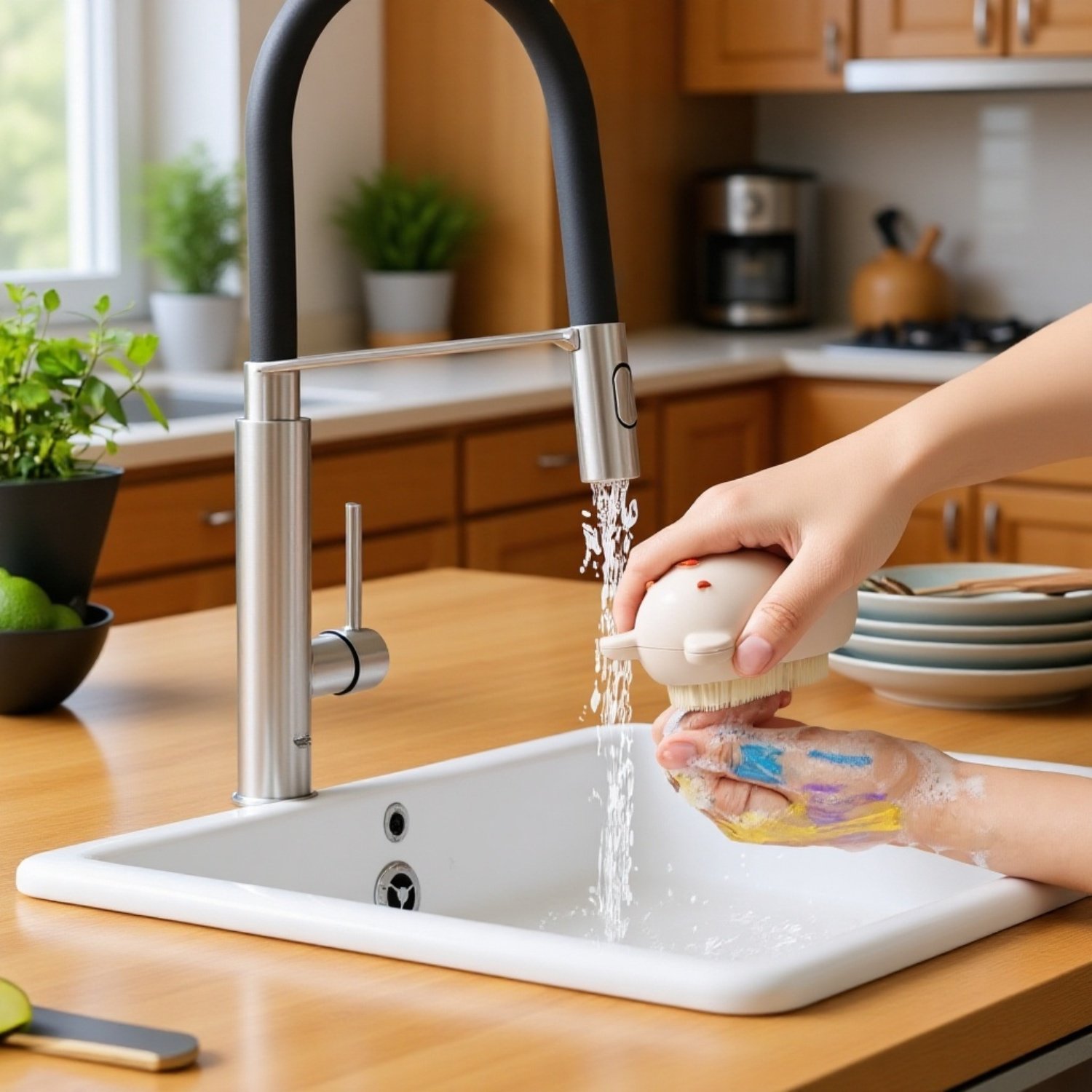 Nail Brush Hand Wash Brush Baby Home Massage