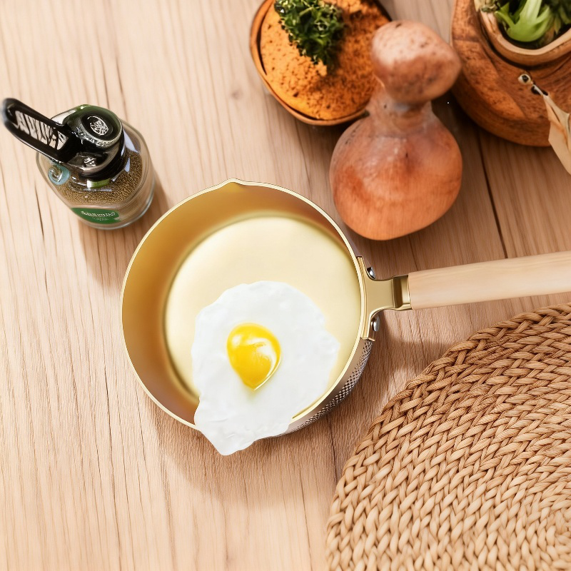 多機能日本雪平鍋 ノンスティック ミルクパン IH・ガス対応